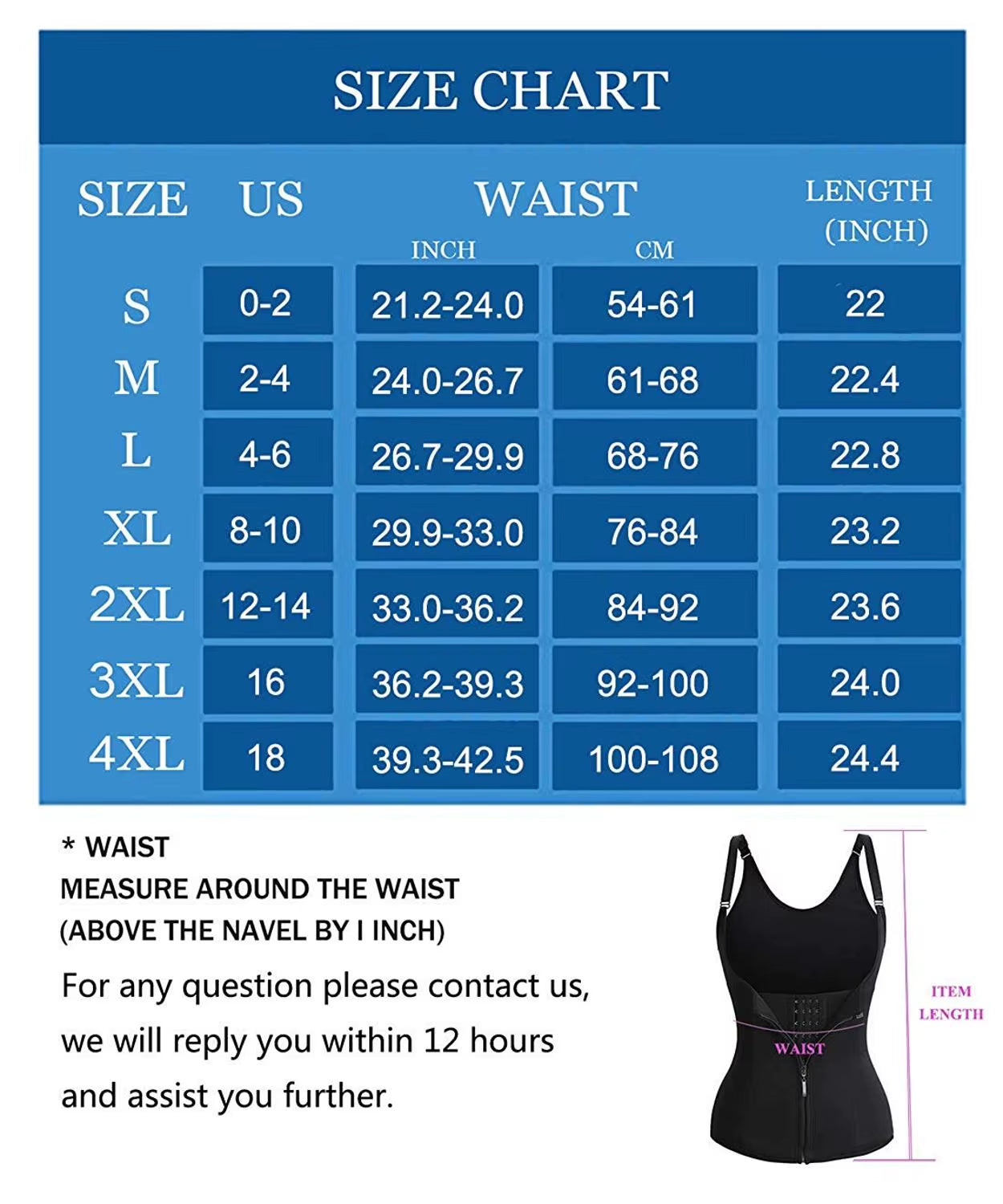 Women Zipper Hook Body Shaper Adjustable Shoulder Strap Waist Trainer Slimming Corset plus Size Waist Cincher Tummy Control Faja
