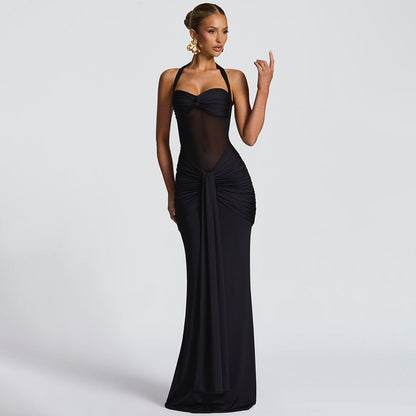 A sexy strapless dress for women