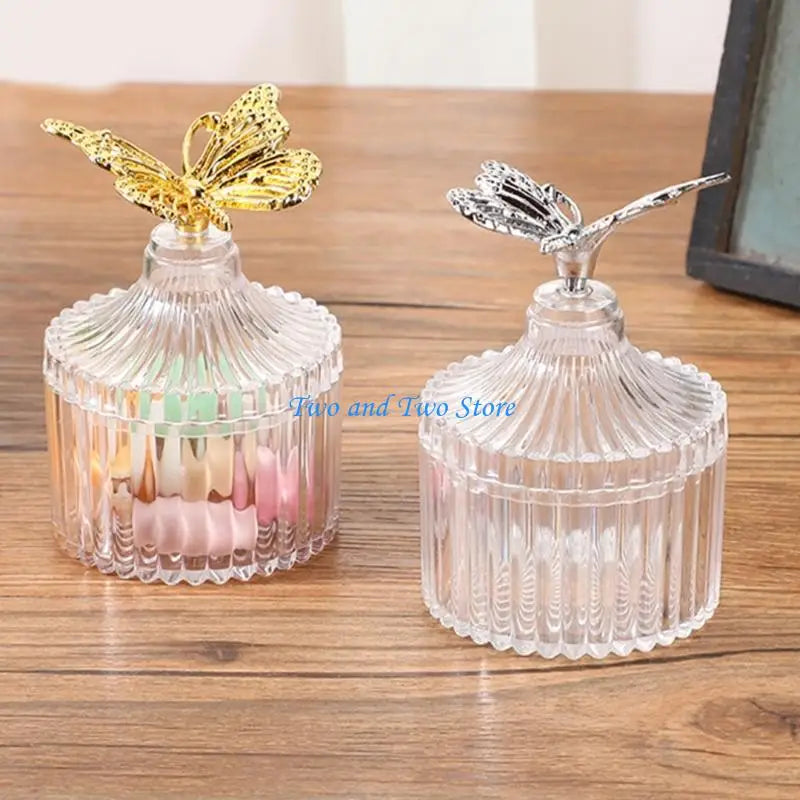 HX6F Decorative Butterfly Accent Plastic Serving Dish For Event Candy Storage Container