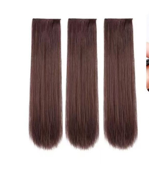 3-Piece Seamless Invisible Long Curly Hair Extensions for Women