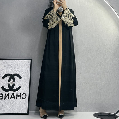 Elegant Embroidered Abaya Dress for Women