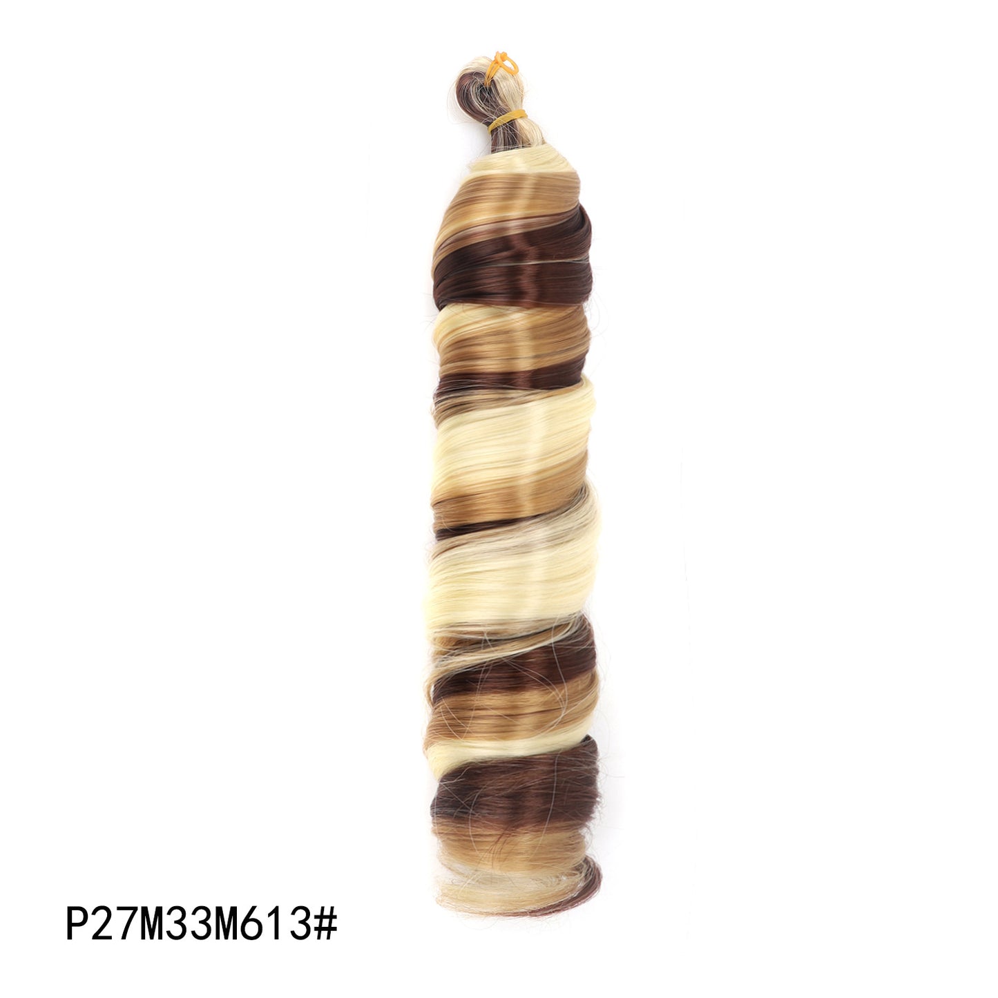 Crochet hair tubes curved wigs braids