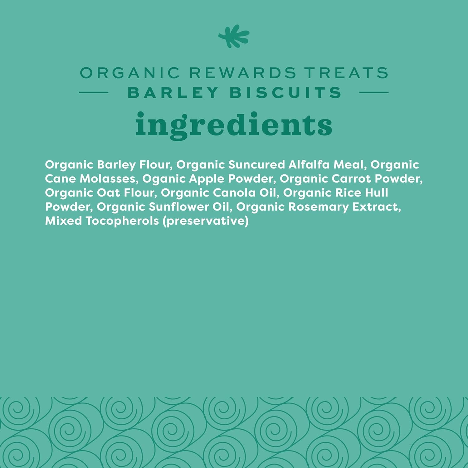 Organic Barley Biscuit Treats for Guinea Pigs and Rabbits - Carrot and Apple Flavor, 2.65 Oz Bag