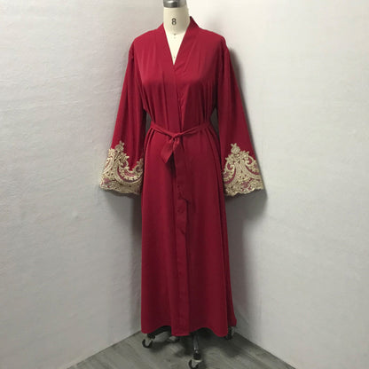 Elegant Embroidered Abaya Dress for Women