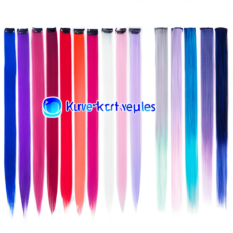 Ear-hanging hair dye