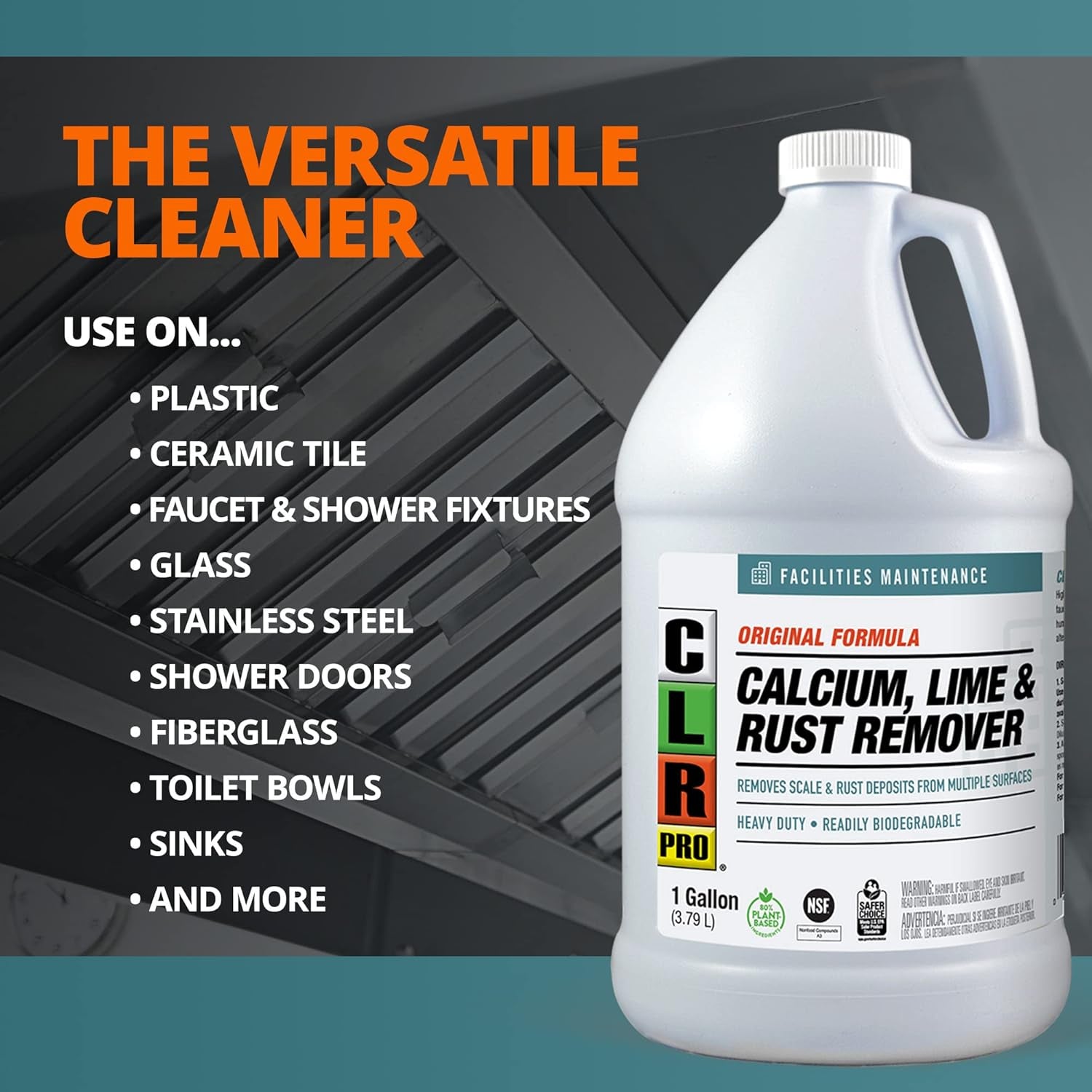 PRO Calcium, Lime, and Rust Remover - 1 Gallon Bottle (Set of 2)