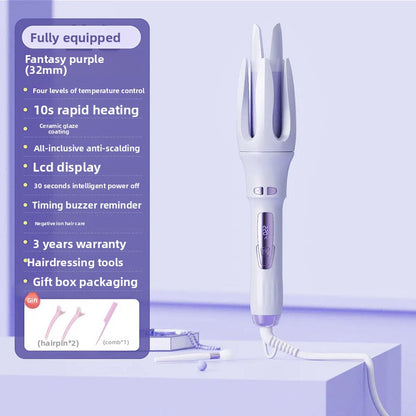 Automatic Curling Wand, Hair-Friendly Electric