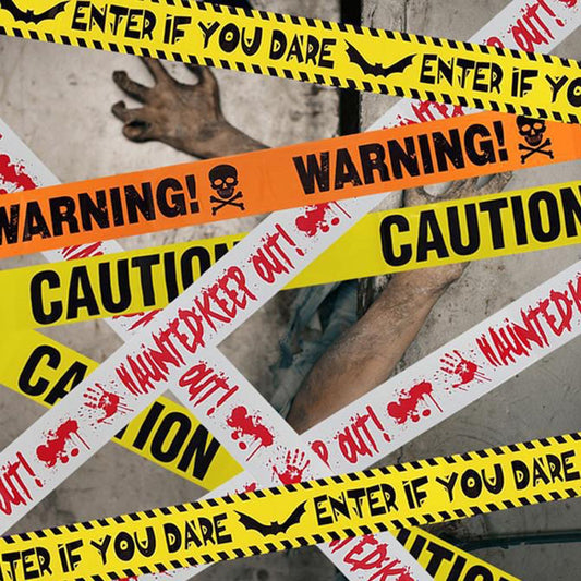 Halloween Decoration Warning Belt