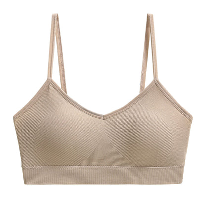 Ladies can wear sports bras on the outside