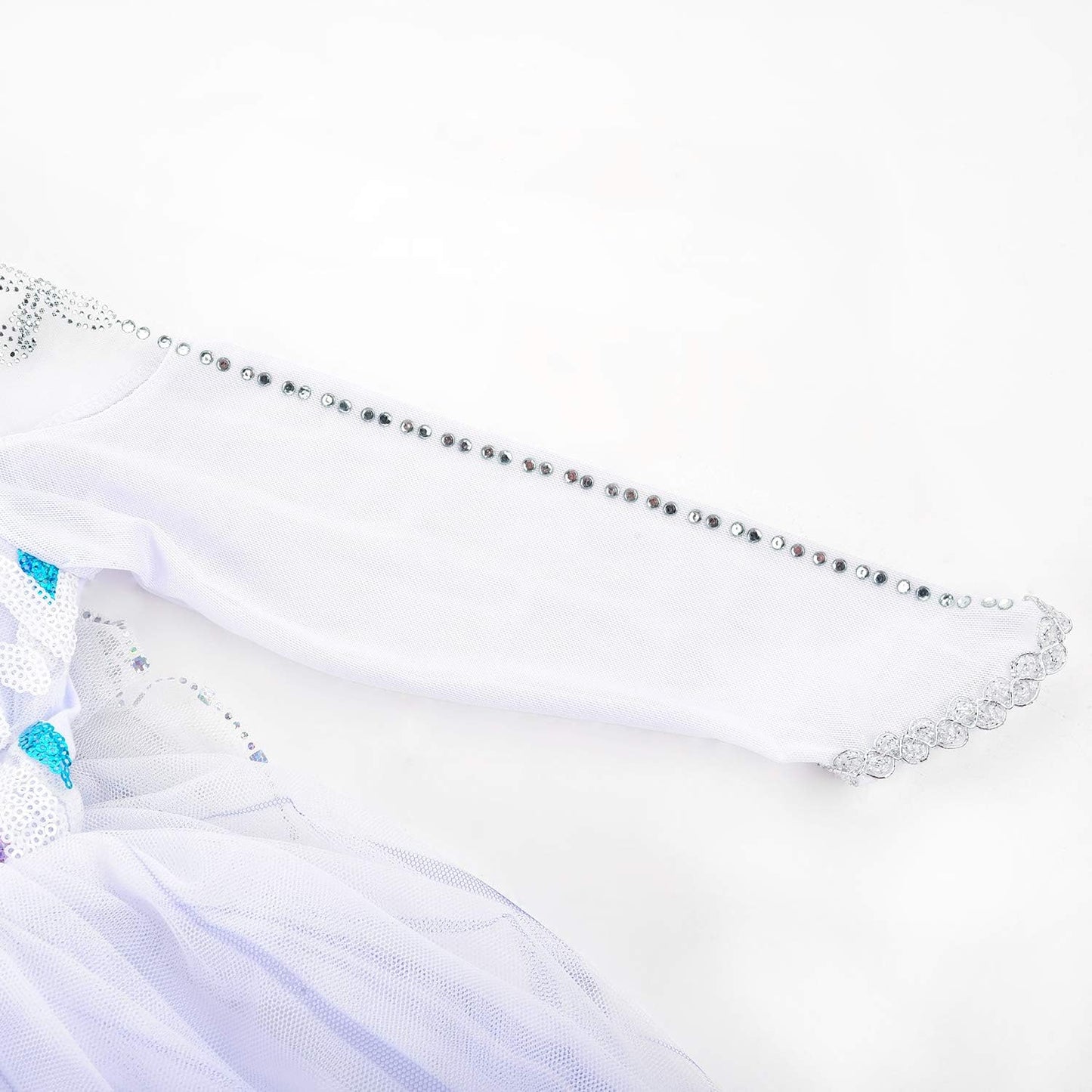 Girl Princess Costume Snow Party Dress Halloween Cosplay Dress Up