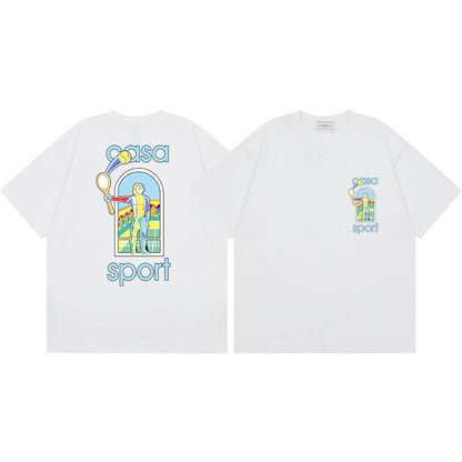 Loose short-sleeved T-shirts for both men and women