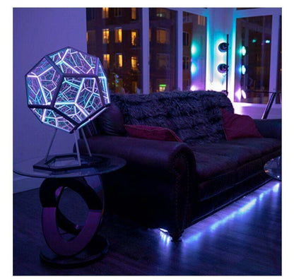 Twelve-sided colored night light