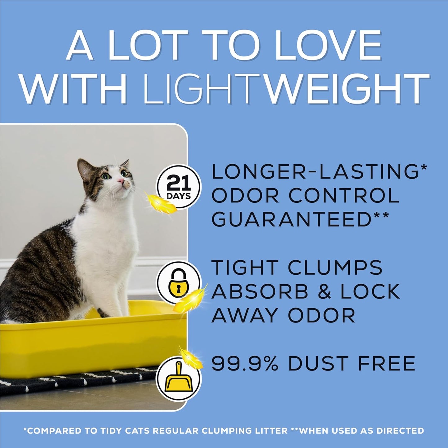 Purina Lightweight 4-in-1 Strength Multi-Cat Clumping Cat Litter with Odor Control, 99.9% Dust Free, 17 lb Box