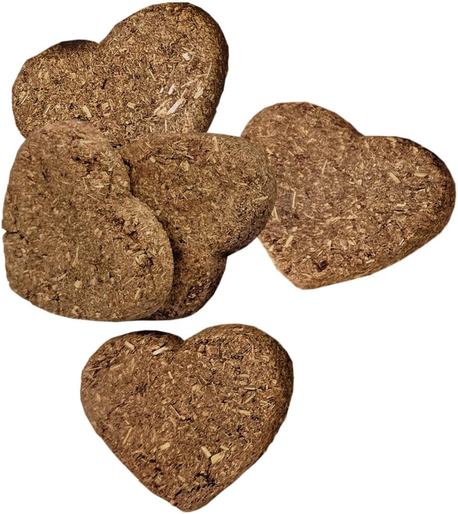 Organic Barley Biscuit Treats for Guinea Pigs and Rabbits - Carrot and Apple Flavor, 2.65 Oz Bag