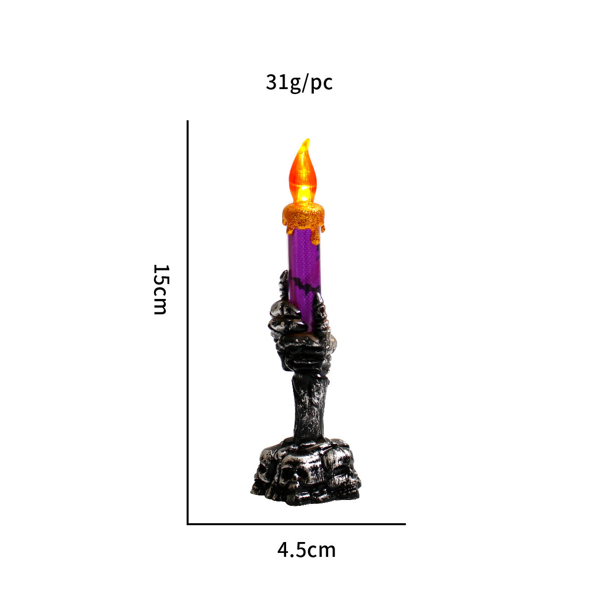 Halloween Candle Lamp