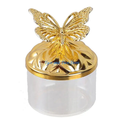 HX6F Decorative Butterfly Accent Plastic Serving Dish For Event Candy Storage Container