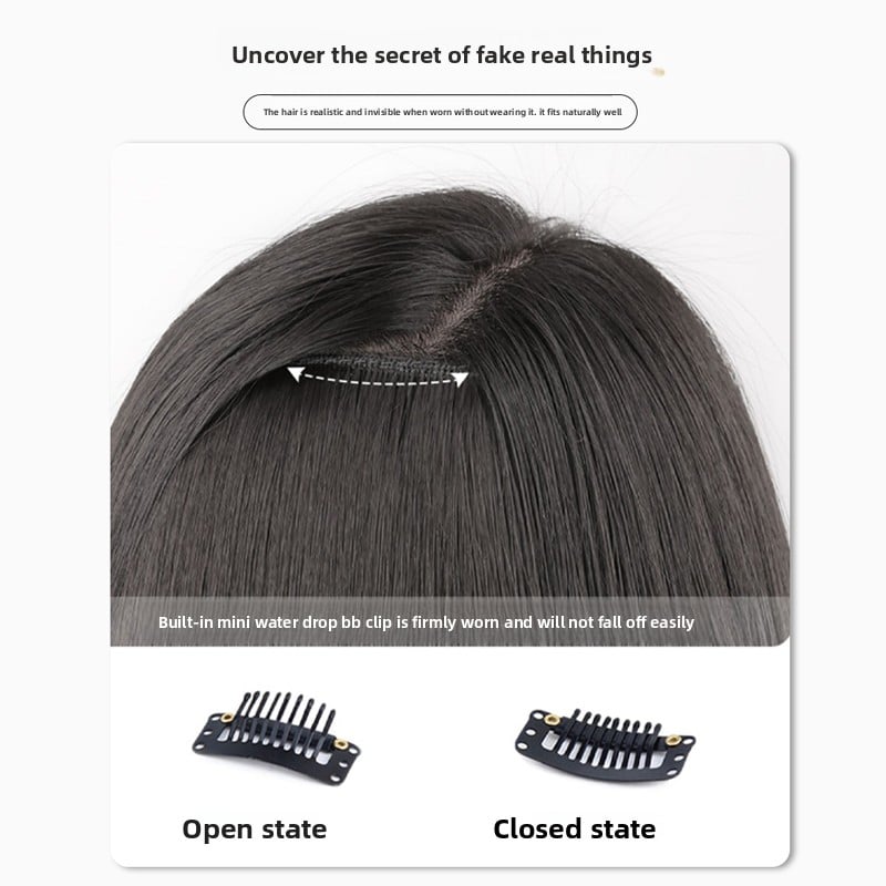 3-Piece Seamless Invisible Long Curly Hair Extensions for Women