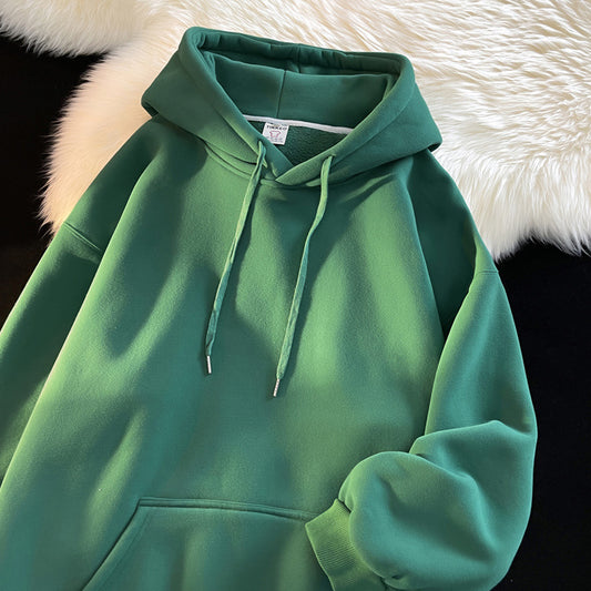 A highly anticipated solid-color sweatshirt for men