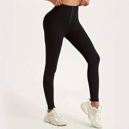 High Waist Yoga Pants for Women - Elastic Slim Fit Workout Leggings