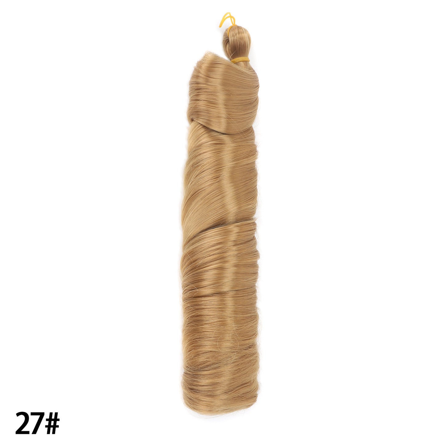 Crochet hair tubes curved wigs braids