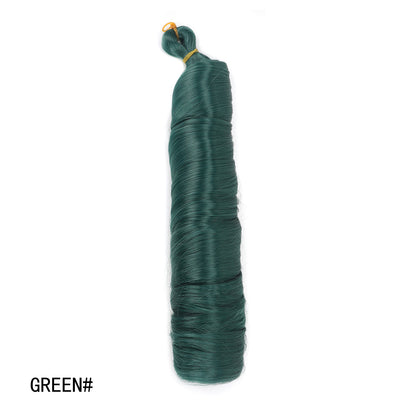 Crochet hair tubes curved wigs braids