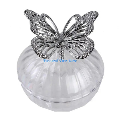 HX6F Decorative Butterfly Accent Plastic Serving Dish For Event Candy Storage Container