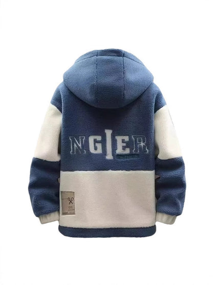 Men's Winter Lamb Fleece Padded Jacket