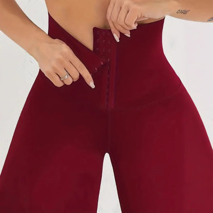 High Waist Yoga Pants for Women - Elastic Slim Fit Workout Leggings