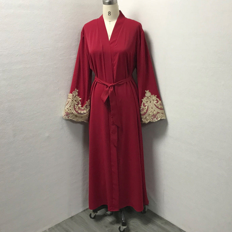 Elegant Embroidered Abaya Dress for Women