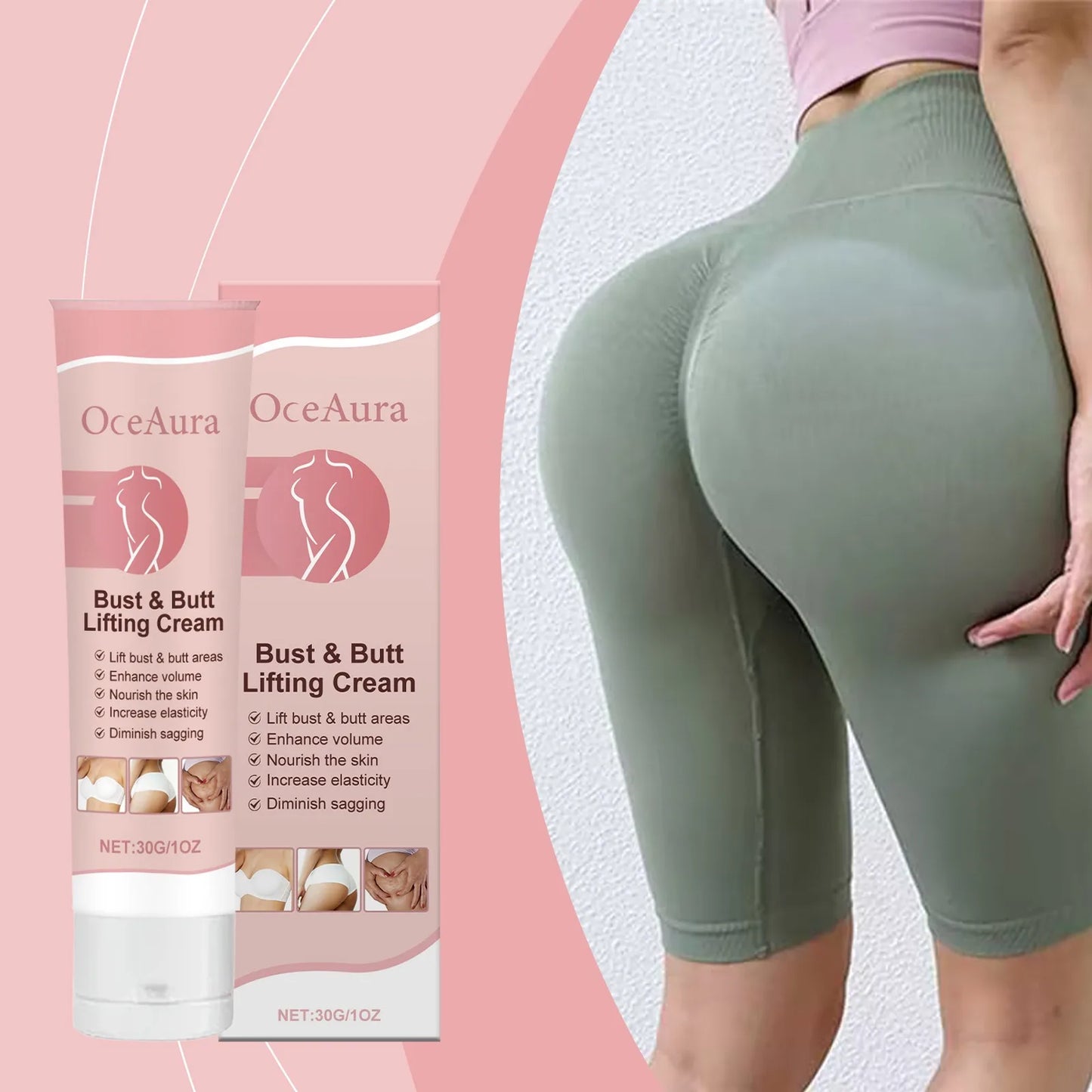 nlarge Hip Firm Cream Fast Grow Plump Butt Nourish Moisturize Big Ass Prevent Sag Enhance Sexy High Hip Cream for Buttock Care