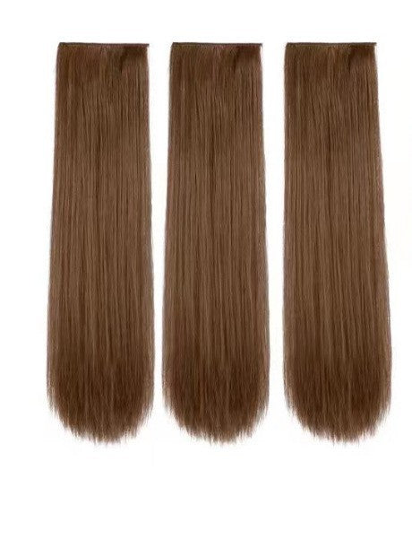 3-Piece Seamless Invisible Long Curly Hair Extensions for Women