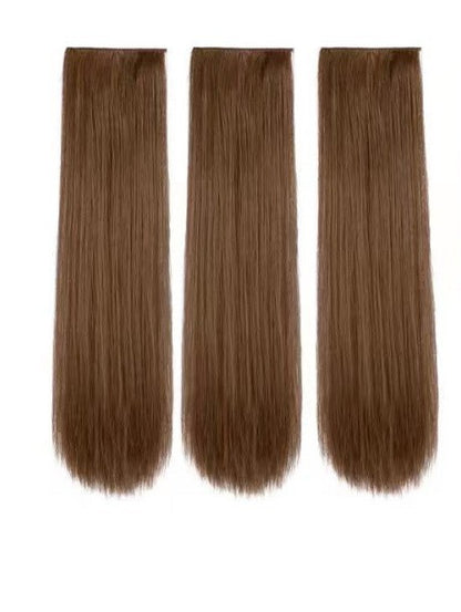 3-Piece Seamless Invisible Long Curly Hair Extensions for Women