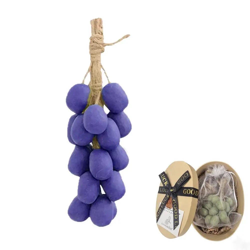 Handmade Wash Soap Grape Shape Natural Glycerin And Plants Gentle Soap With Box Hangable Deep Cleansing Supplies For Face Body ﻿