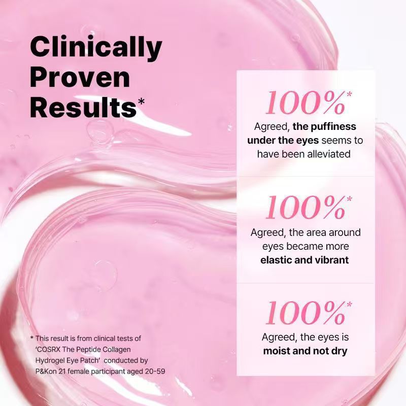 Peptide Collagen Hydrogel Eye Patch