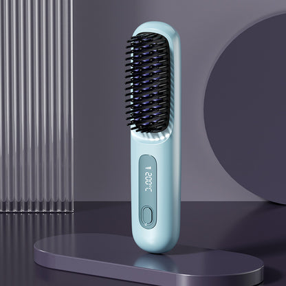 Wireless Ceramic Hair Straightener Comb