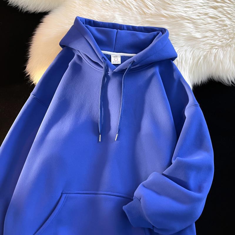 A highly anticipated solid-color sweatshirt for men