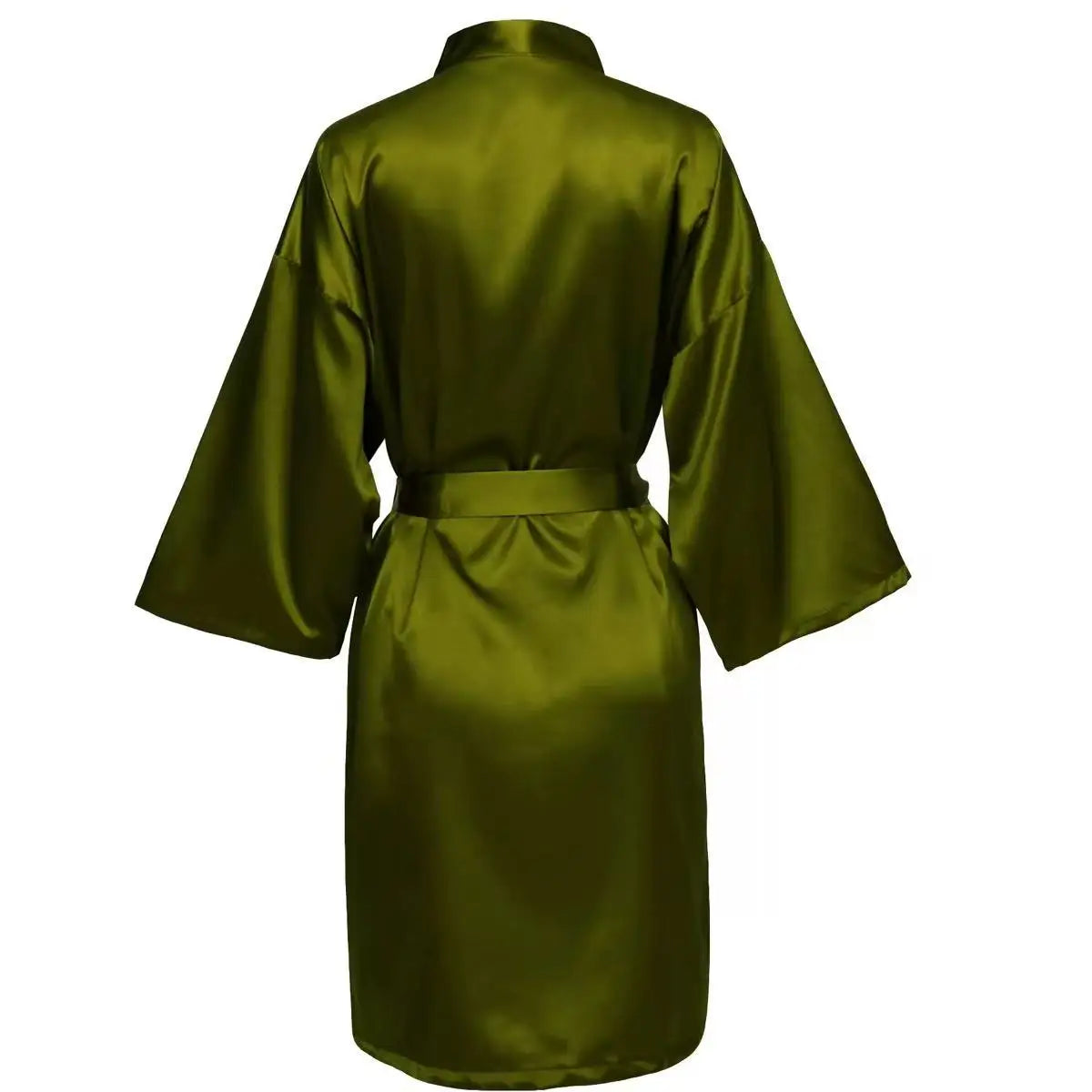 Custom Satin Wedding Bridesmaid Kimono Dressing Gown Bridesmaid Robes Soft Satin & Personalized Wedding/Bachelorette Party Robes