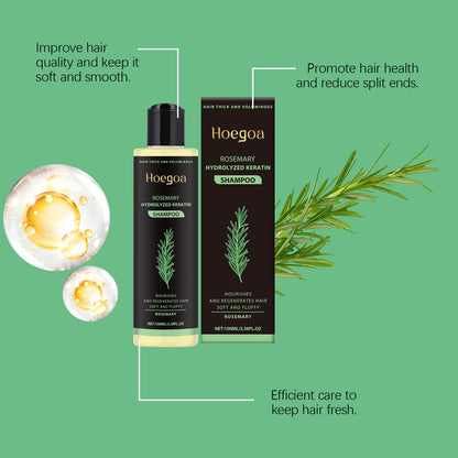 Hoegoa Rosemary Thickening Shampoo for Hair Repair and Oil Control