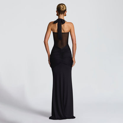 A sexy strapless dress for women