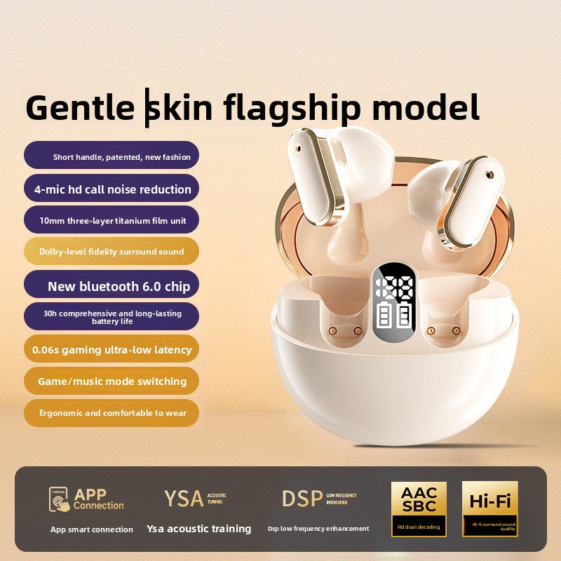 Deepseek Wireless Bluetooth Headset with AI Translation