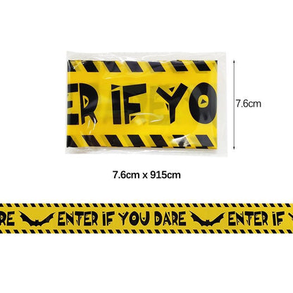 Halloween Decoration Warning Belt