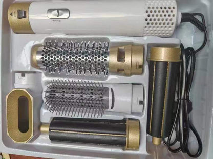 Multi-functional five-in-one hot air comb