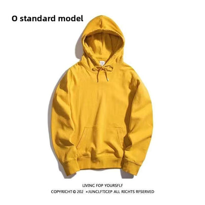 A highly anticipated solid-color sweatshirt for men