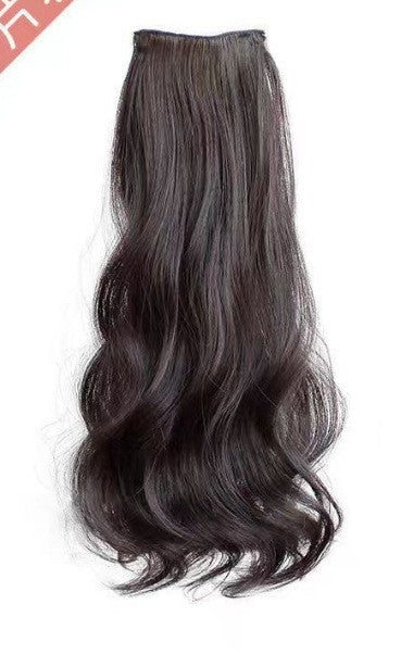 3-Piece Seamless Invisible Long Curly Hair Extensions for Women