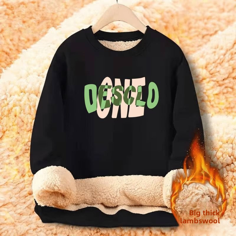 Sheepskin thermal sweatshirt for men