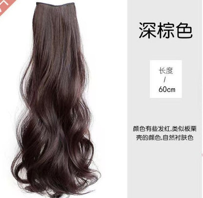 3-Piece Seamless Invisible Long Curly Hair Extensions for Women