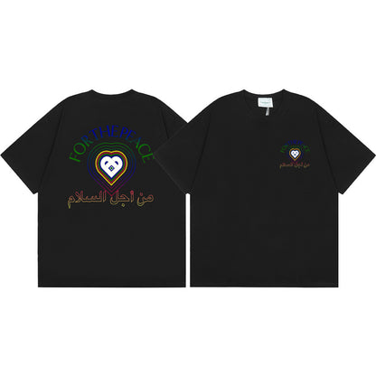 Loose short-sleeved T-shirts for both men and women