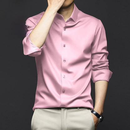 Men's Long Sleeve Anti-Wrinkle Dress Shirt