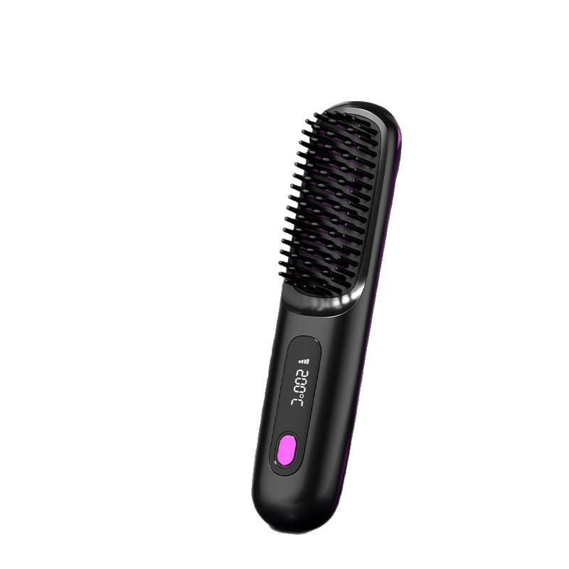 Wireless Ceramic Hair Straightener Comb