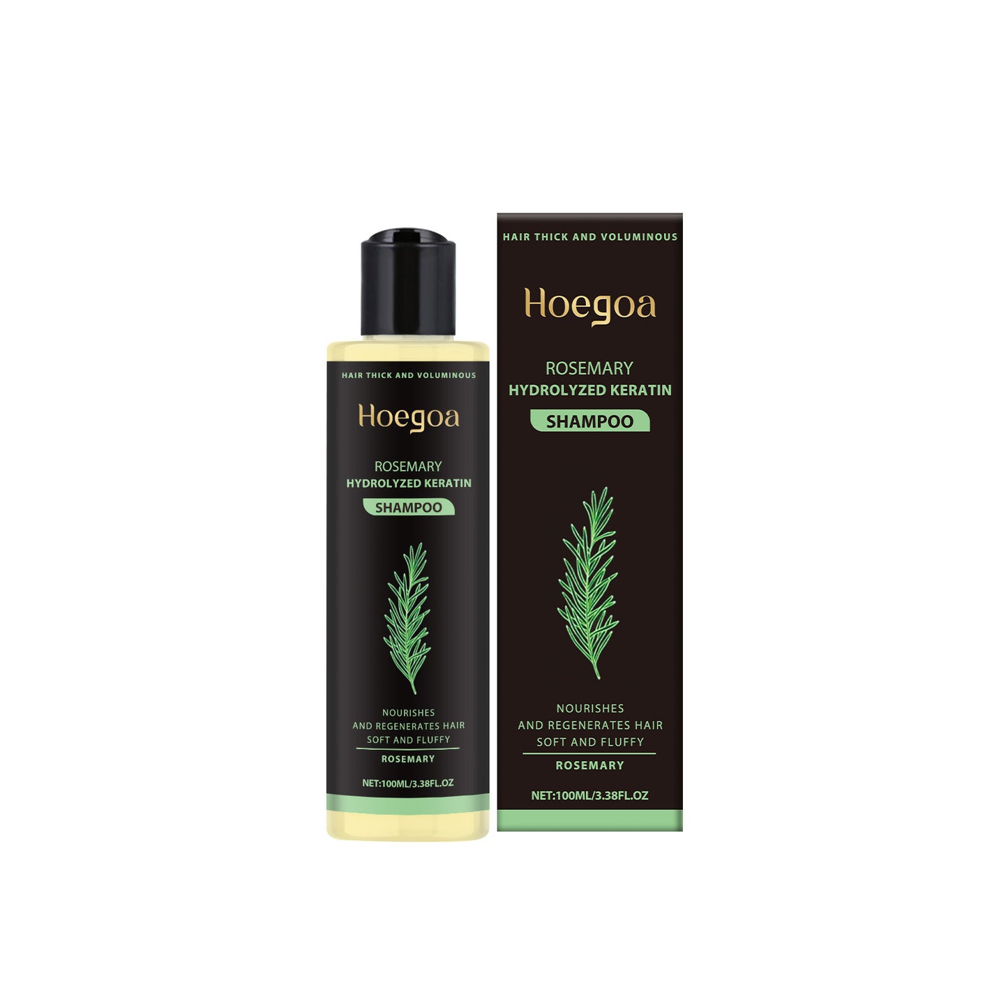 Hoegoa Rosemary Thickening Shampoo for Hair Repair and Oil Control